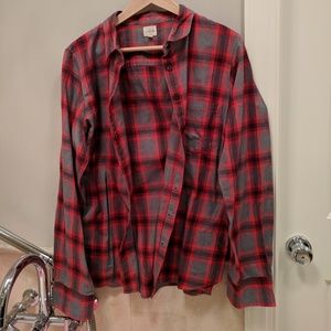 J.Crew checkered button down shirt
